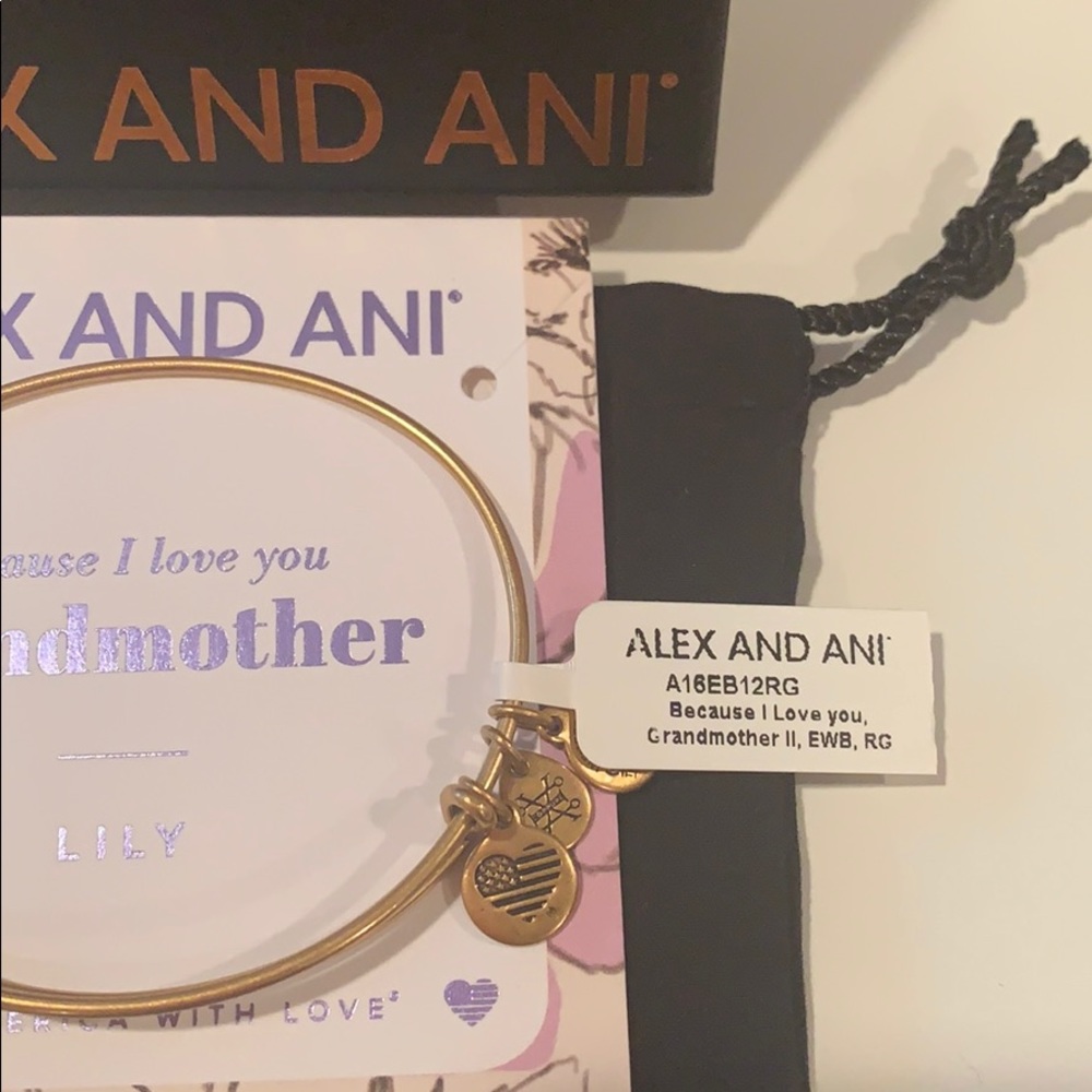 Alex and Ani Grandmother Bracelet NWT - Picture 3 of 4